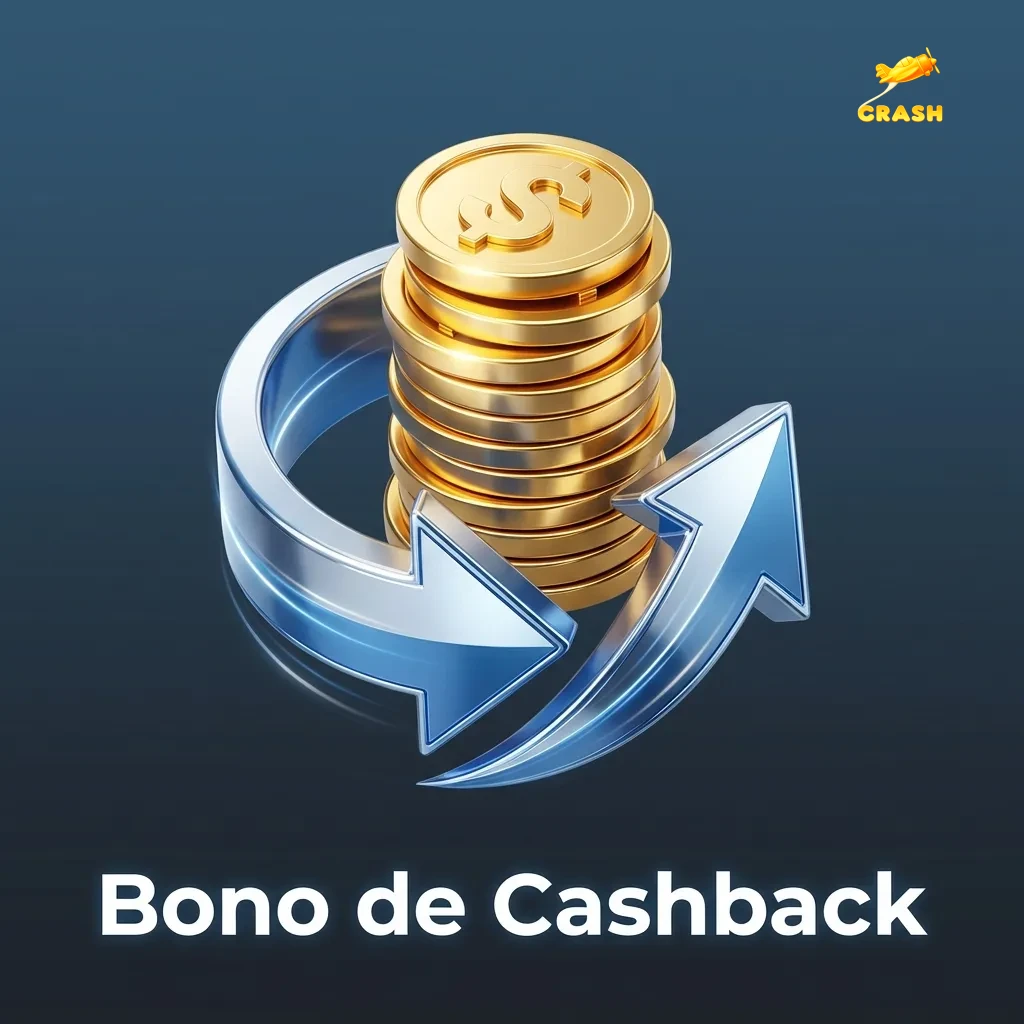Jugador recibiendo cashback de 5-20% en casino online argentino para recuperar pérdidas en juego Crash