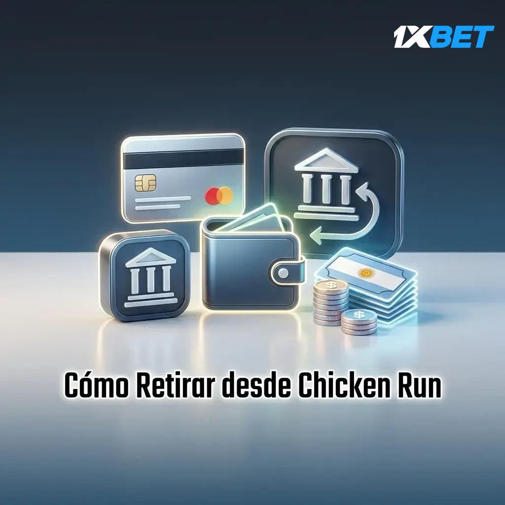 Pasos para retirar dinero desde Chicken Run en la app 1xbet de forma rápida y segura