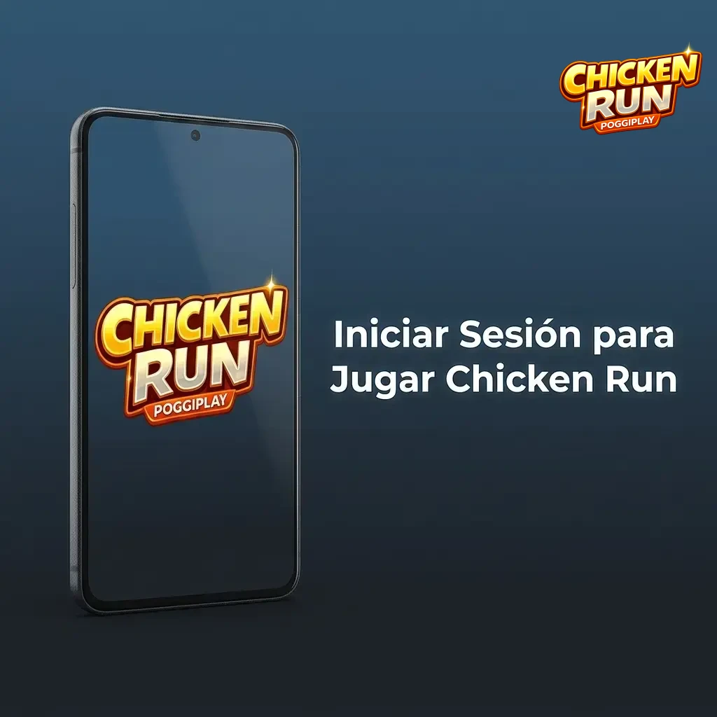 Pantalla de inicio de sesión en 1xbet para acceder y jugar Chicken Run desde el casino en línea