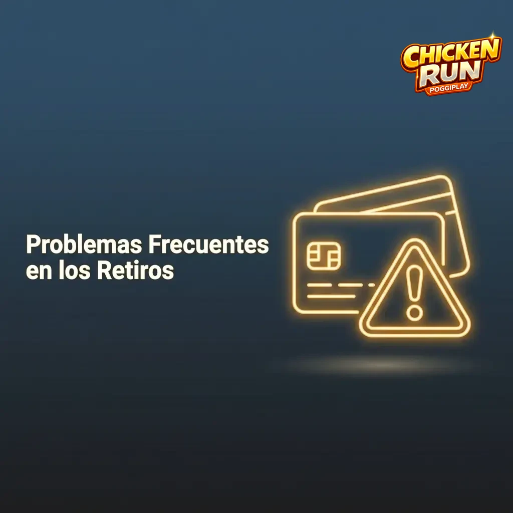 Problemas frecuentes en retiros de Chicken Run: verificación, bonos, montos mínimos y datos bancarios incorrectos.