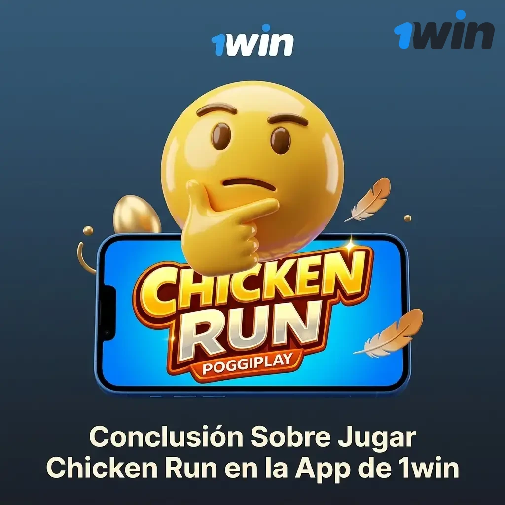 Conclusión sobre Chicken Run en la app 1win Argentina: bono 100%, RTP 95% y soporte en español